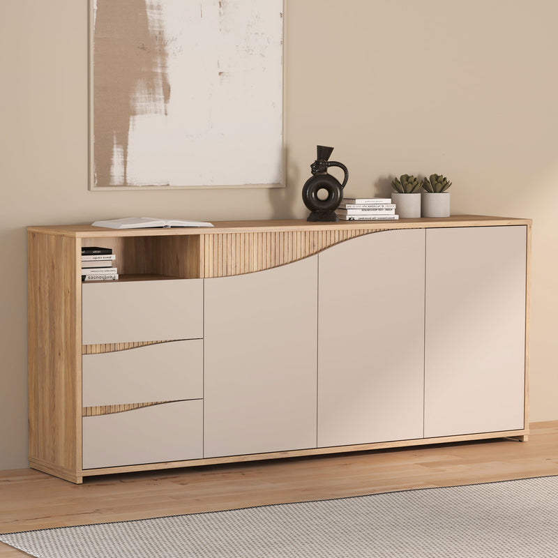 PAMY Bufet 3 uși, 3 sertare