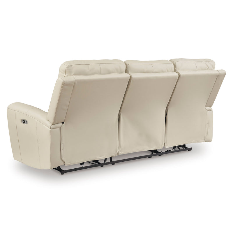 SUTTON Canapea 3 locuri, 2 reclinere electrice, piele