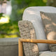 BOHO Set mobilier terasă/grădină, 2 fotolii, canapea și măsuță