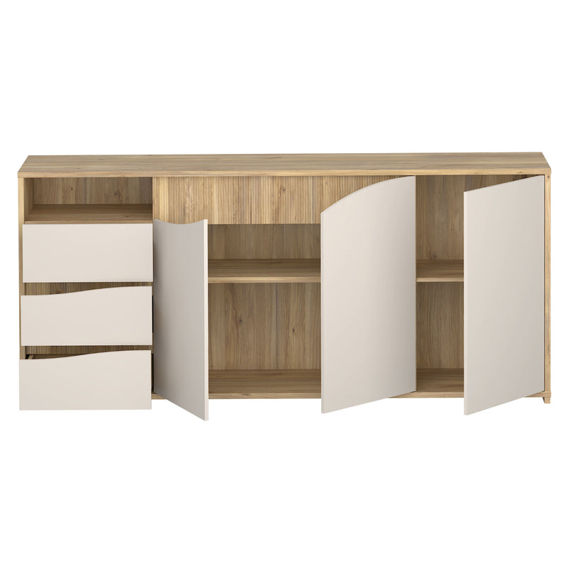 PAMY Bufet 3 uși, 3 sertare