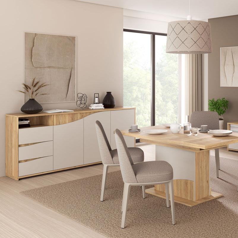 PAMY Bufet 3 uși, 3 sertare