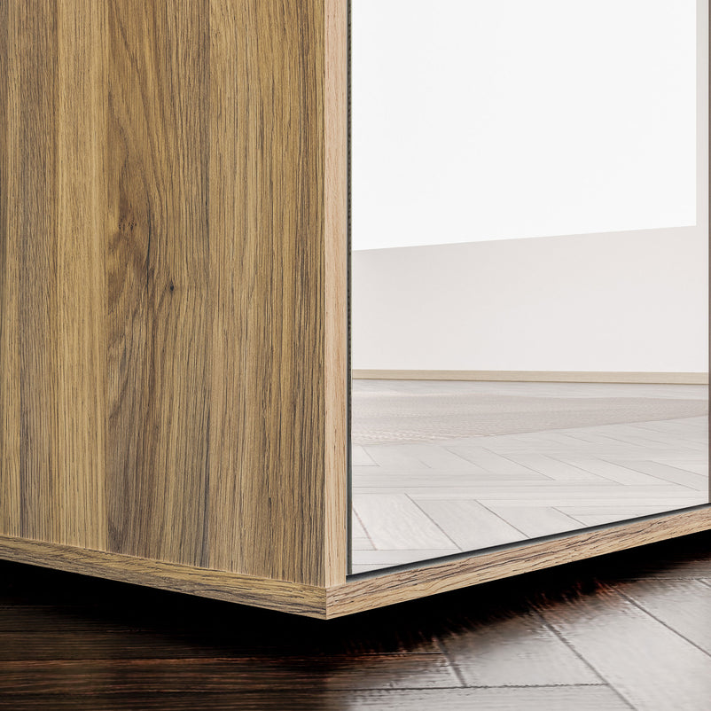 NATE Dulap 3 uși, 2 sertare