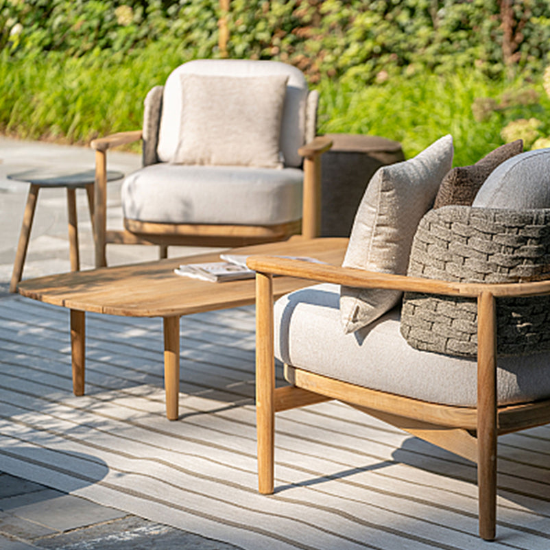 BOHO Set mobilier terasă/grădină, 2 fotolii, canapea și măsuță