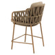 BIARRITZ Set mobilier terasă/grădină, 6 scaune și masă bar