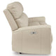 SUTTON Canapea 3 locuri, 2 reclinere electrice, piele