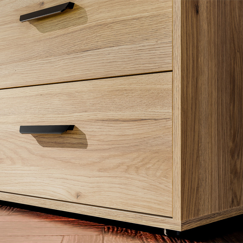 NATE Dulap 4 uși, 4 sertare