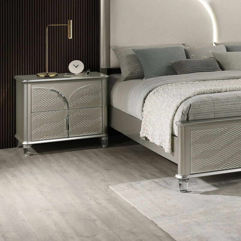 LINDELL Noptieră 2 sertare