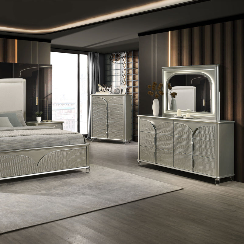 LINDELL Comodă 5 sertare