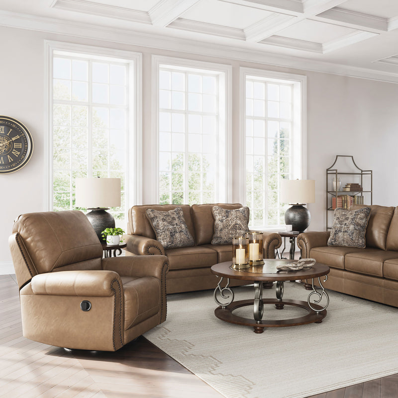 MATTHEW Fotoliu rotativ cu recliner manual, stofă