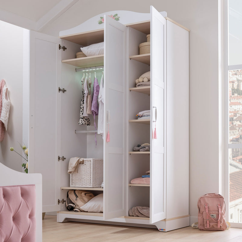 JASMINE Dulap copii, 3 uși