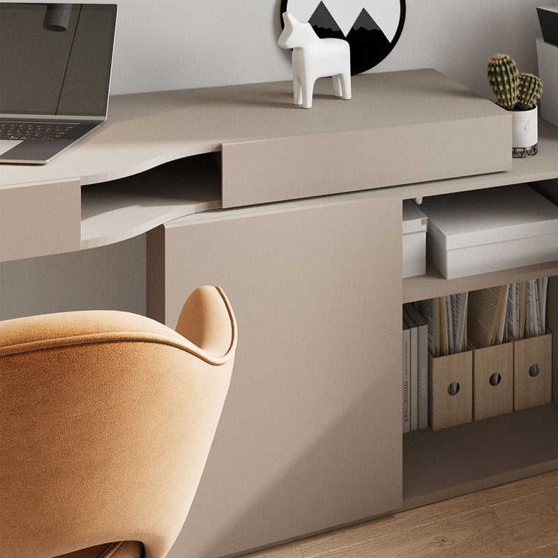 RONNIE Blat birou copii, 3 sertare, 1 laterală stânga/dreapta