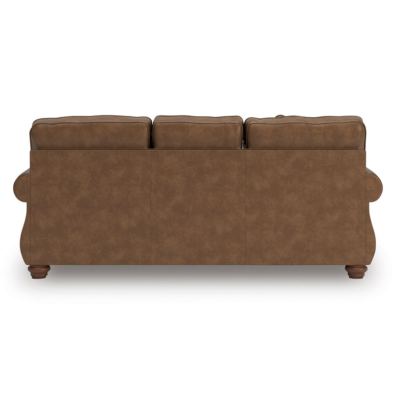 MATTHEW Canapea 3 locuri, perne decorative incluse, stofă