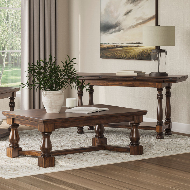 LAKEVIEW Consolă, 2 blaturi extensibile