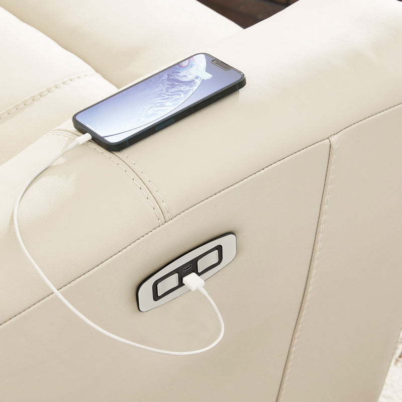 SUTTON Fotoliu, recliner electric, piele