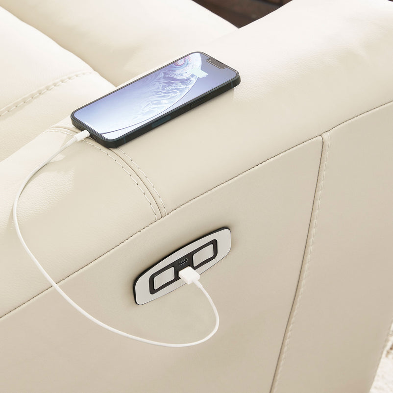 SUTTON Fotoliu, recliner electric, piele