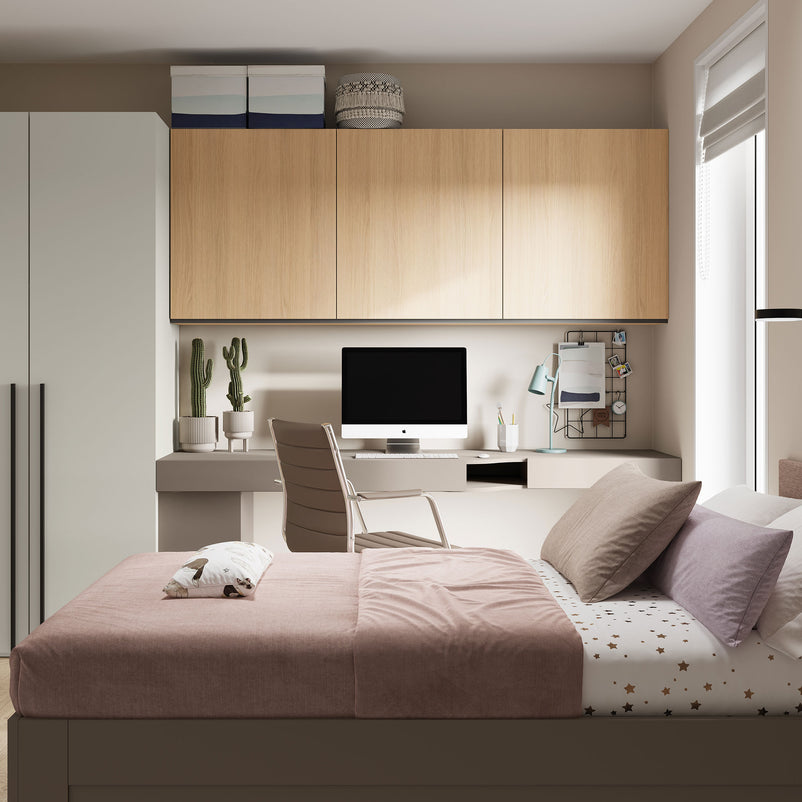 RONNIE Pat glisant copii, 90x200cm, somieră și 2 sertare incluse