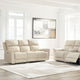 SUTTON Canapea 3 locuri, 2 reclinere electrice, piele