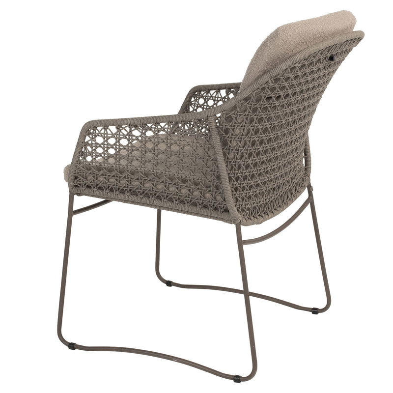 MORETTI Set mobilier terasă/grădină, 6 scaune și masă