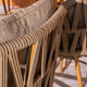 BIARRITZ Set mobilier terasă/grădină, 6 scaune și masă bar