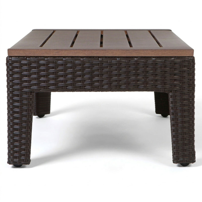 TYLER Set mobilier terasă/grădină, 2 fotolii, canapea și măsuță