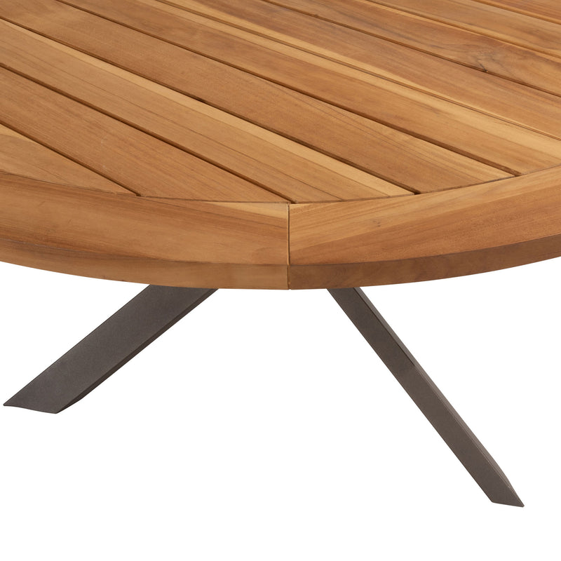 MORETTI Set mobilier terasă/grădină, 6 scaune și masă