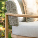 BOHO Set mobilier terasă/grădină, 2 fotolii, canapea și măsuță