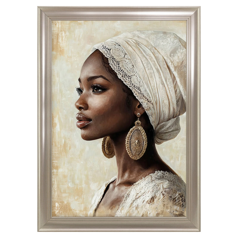WOMAN IN WHITE Tablou