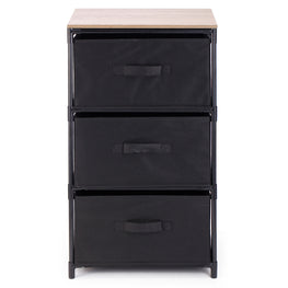 HOME PLUS  Suport 3 coșuri pânză