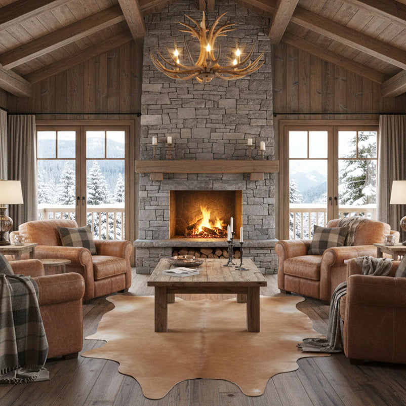 COW HIDE93 Covor cameră