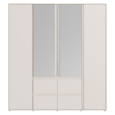 KASPAR Dulap 4 uși, 4 sertare