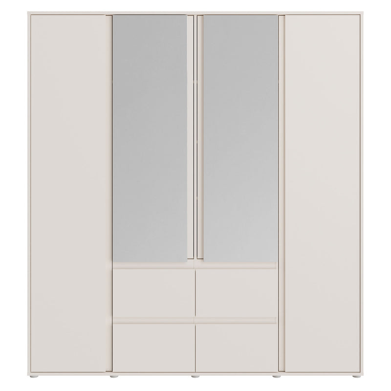 KASPAR Dulap 4 uși, 4 sertare