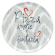 CINZIA Farfurie pizza, porțelan, D.33cm