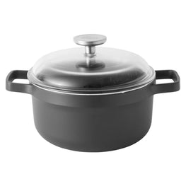 GEM Oală cuptor, inox, D.24cm