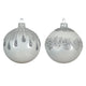 FROZEN Set 2 globuri, sticlă, D.8cm