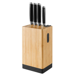 LEO Set 4 cuțite bucătărie cu suport