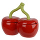 CHERRIES Recipient cu capac, porțelan, D.10cm
