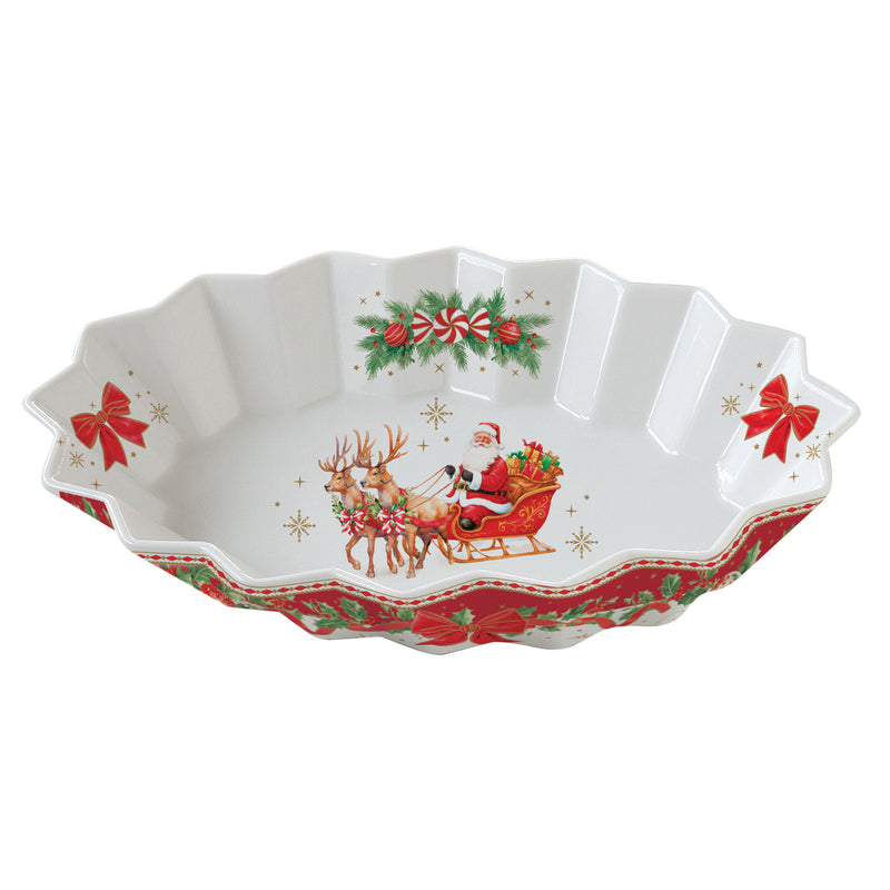 CHRISTMAS HERITAGE Platou servire