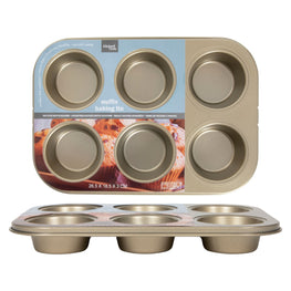 BAKERY Tavă brioșe, metal, L.26cm