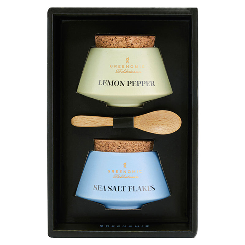 LEMON PEPPER&SEA SALT FLAKES Set condimente