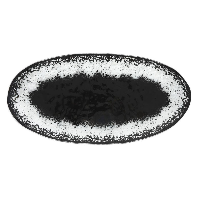 MIX Platou servire, sticlă, L.34cm