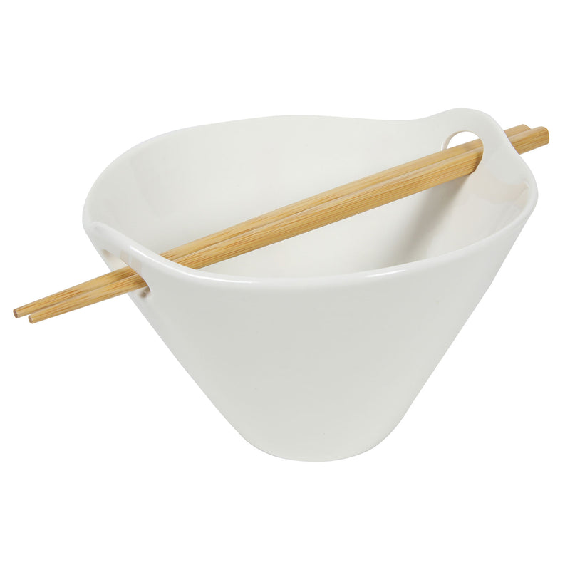 ASIA Set bol cu bețișoare, ceramică, D.16cm