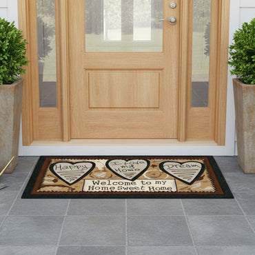 TRIS DI CUORI Covoraș intrare, 40x68cm