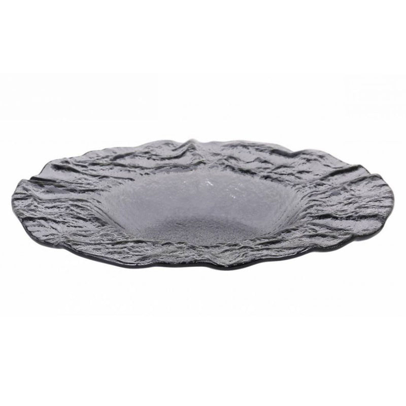 MURANO TITANIO Platou, sticlă, D.29.5cm