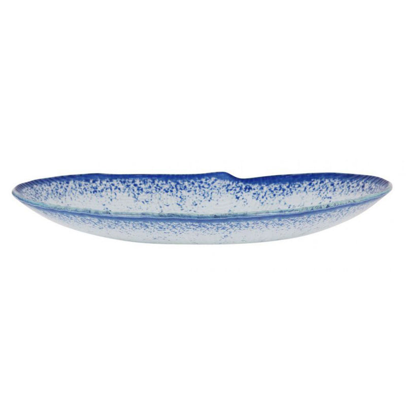 MURANO COBALTO Platou, sticlă, L.27cm