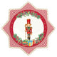 CHRISTMAS TEDDY Platou servire