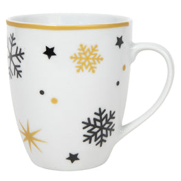 SNOWFLAKE Cană, ceramică, 300ml