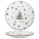 SNOWFLAKE TREE Farfurie fel principal, ceramică, D.26.5cm