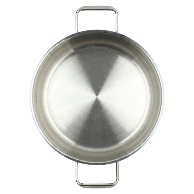 ICONIQA Cratiță cu mânere, inox