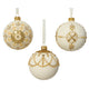 LUXURY Set 3 globuri, sticlă
