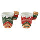 TEDDY Set 2 căni, dolomit, 350ml
